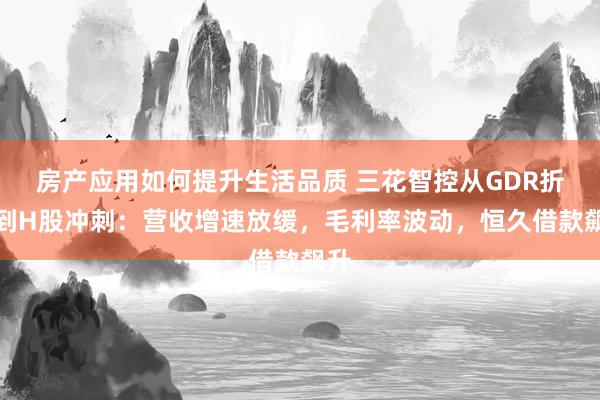 房产应用如何提升生活品质 三花智控从GDR折戟到H股冲刺：营收增速放缓，毛利率波动，恒久借款飙升